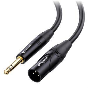1/4-in to XLR Male Adapter