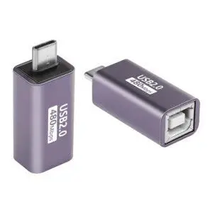 USB-B to USB-C Adapter