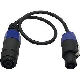 NL4 M/F Speakon Cable  5-ft