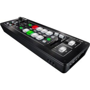Roland V-1HD compact HD video switcher, angled view