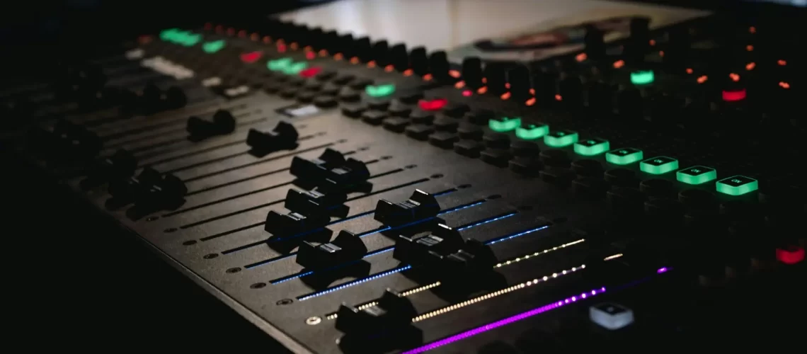Sound board faders